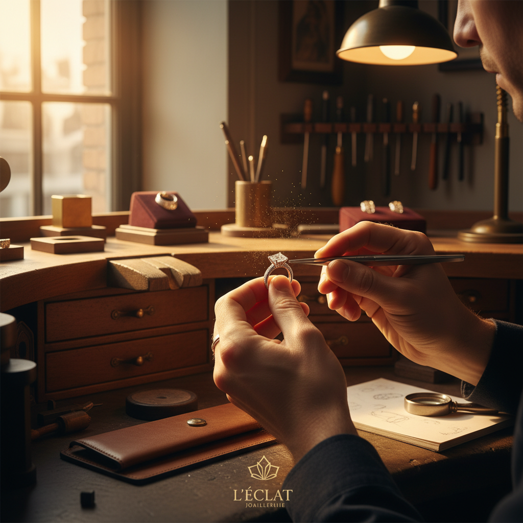 DETARA custom jewellery craftsmanship — bespoke diamond jewellery design
